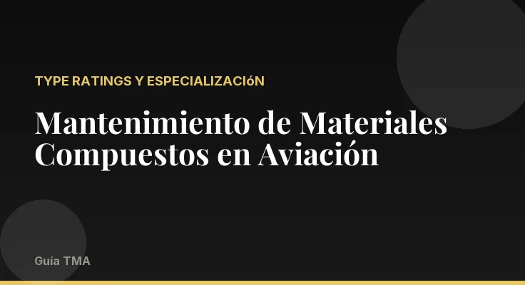 Mantenimiento de Materiales Compuestos en Aviación