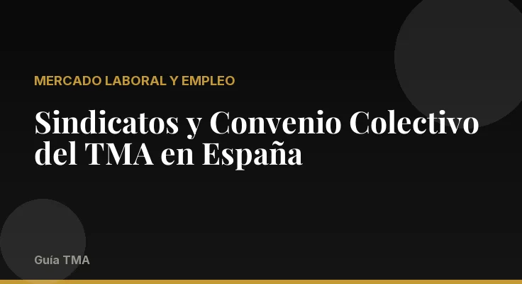 Sindicatos y Convenio Colectivo del TMA en España