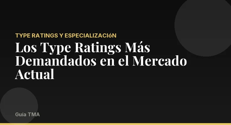 Los Type Ratings Más Demandados en el Mercado Actual